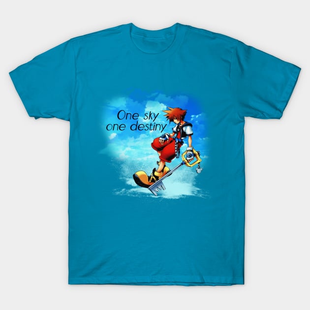 One sky, one destiny T-Shirt by Kiroiharu